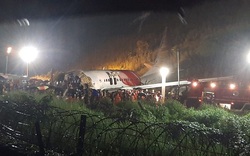 Máy bay Ấn Độ chở 140 người gãy đôi khi hạ cánh, nhiều người thương vong

