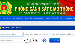 Công dân tra cứu xe vi phạm giao thông qua website của Công an Hà Nội như thế nào?