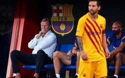 Hành xử đẹp khi tái xuất ở Barca, Messi vẫn bị HLV Koeman "nắn gân"