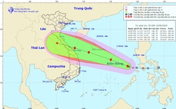 Biển Đông đón bão số 5, giật cấp 12, tàu thuyền cẩn trọng với gió mạnh