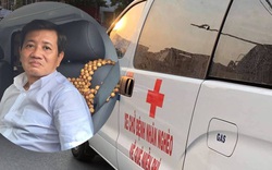 Ông Đoàn Ngọc Hải cùng "xe chở miễn phí bệnh nhân nghèo" ra tới Hà Nội