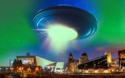 Phát hiện đĩa bay phát sáng màu xanh, nghi người ngoài hành tinh đổ bộ tới Anh
