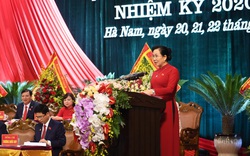 Bà Lê Thị Thủy giữ chức Bí thư Tỉnh ủy Hà Nam nhiệm kỳ 2020 - 2025