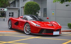 Siêu xe Ferrari LaFerrari cực hiếm và đáng "thèm khát" của nhà giàu Việt vi vu trên đường phố Đài Loan