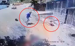 Video: Thanh niên vứt xe máy giữa đường, lao ra cứu em bé đang trôi xe