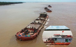 Video: Tàu hút cát ở Nam Định đua nhau tàn phá bãi biển và rừng phòng hộ?