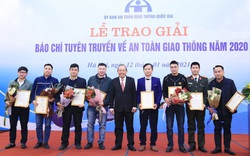 Báo Dân Việt đạt giải báo chí tuyên truyền về an toàn giao thông năm 2020