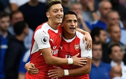 Mesut Ozil chọn đội hình hay nhất Arsenal: Có Sanchez và Aubameyang