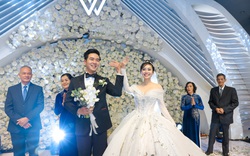 Dàn sao Việt tới dự hôn lễ của "MC có nụ cười đẹp nhất VTV" và chồng kém 5 tuổi