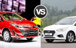 Thiết kế hút khách Việt, Hyundai Accent so kè cực gắt Toyota Vios