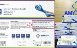 Công ty CP Amy Group chưa đủ điều kiện sản xuất khẩu trang, găng tay y tế?