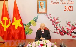 Tổng Bí thư Nguyễn Phú Trọng điện đàm với Tổng Bí thư Lào Sisoulith