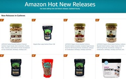 Hạt điều Lafooco là sản phẩm mới bán chạy nhất trên Amazon