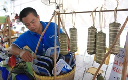 Bánh chưng, bánh tét nhân... cá basa, tưởng khó nuốt mà lại thơm ngon lạ miệng, ai cũng muốn thử