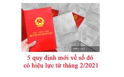 5 quy định mới về sổ đỏ có hiệu lực từ tháng 2/2021