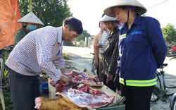 Ninh Bình: Cận Tết, người dân đổ xô mua thịt "con sửu" ăn, biếu Tết vì lý do bất ngờ này