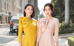 Đỗ Mỹ Linh, Trần Tiểu Vy gợi ý cách mặc áo dài Tết đẹp như Hoa hậu
