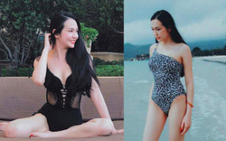 Nhan sắc vợ Tuấn Hưng ở tuổi 31 vẫn quyến rũ "nghẹt thở", hiếm hoi mặc bikini táo bạo