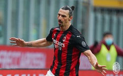 Ibrahimovic vượt mốc 500 bàn cấp CLB, AC Milan giành lại ngôi đầu Serie A