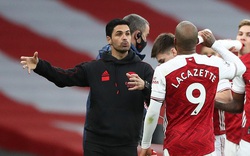 Arsenal đánh bại Tottenham, vì sao HLV Arteta vẫn không vui hết cỡ?