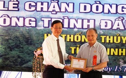 Ninh Thuận: Chặn dòng, tích nước cho hệ thống thủy lợi Tân Mỹ
