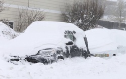 Một phần nước Mỹ lại tê liệt vì tuyết rơi, có nơi dày tới 65 cm