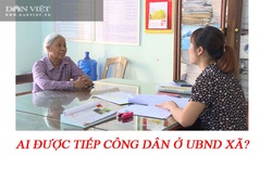 Cán bộ nào được tiếp công dân ở UBND xã?