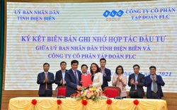 Điện Biên: Ký biên bản ghi nhớ hợp tác đầu tư nhiều dự án quan trọng với tập đoàn FLC