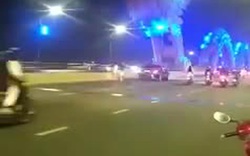 Đà Nẵng: Tài xế Mercedes tự ý dừng xe giữa cầu Rồng để "sống ảo"