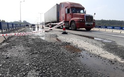 Cao tốc Đà Nẵng - Quảng Ngãi nguy cơ xuống cấp do xe quá tải 