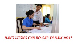 Bảng lương cán bộ cấp xã năm 2021