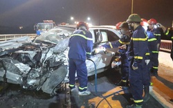 Xe Mercedes GLC bẹp dúm, tài xế 8X tử vong thương tâm sau vụ tai nạn liên hoàn