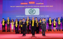 Công ty Giấy Lee & Man Việt Nam lần đầu tiên được vinh danh tại Giải thưởng Rồng Vàng 2020 - 2021