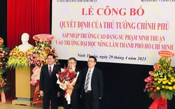 Chính thức sáp nhập Trường CĐ Sư phạm Ninh Thuận vào Trường ĐH Nông Lâm TP.HCM