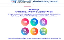 Đề minh họa kỳ thi đánh giá năng lực ĐH Sư phạm TP.HCM có gì?