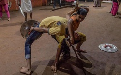 Ảnh: Võ đường độc đáo của cụ bà 78 tuổi ở Ấn Độ