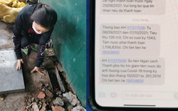 Hà Nội: Chủ quán cắt tóc nghỉ dịch 2 tháng bất ngờ nhận hoá đơn tiền nước hơn 2 triệu đồng
