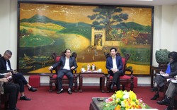 Làm việc với Tổng công ty Bưu điện VN, Phó Chủ tịch Hội NDVN Nguyễn Xuân Định: Hợp tác hỗ trợ nông dân chuyển số