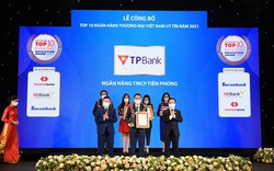 TPBank giữ vững vị trí trong Top 10 ngân hàng thương mại Việt Nam uy tín