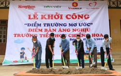 Quỹ Thiện Tâm và Báo NTNN/Dân Việt khởi công điểm trường mơ ước ở vùng quê nghèo Sơn La