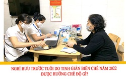 Nghỉ hưu trước tuổi do tinh giản biên chế năm 2022 được hưởng chế độ gì?