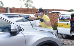 Độc đáo dịch vụ rửa xe tại nhà bằng công nghệ hơi nước nóng 