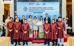 Diamond Lotus Riverside được VGBC trao chứng nhận Lotus Provisional Certification