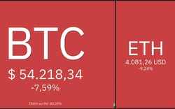 Giá Bitcoin hôm nay 27/11: Bitcoin "sụp hố" về mốc 53.000 USD, thị trường tài chính toàn cầu chao đảo