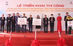 EVN triển khai thi công xây dựng công trình đường dây 220kV Nậm Mô (Lào) – Tương Dương