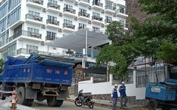 Cưỡng chế 2 công trình biệt thự xây dựng sai phép tại dự án Ocean View Nha Trang