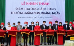 Trao tặng điểm trường, nhà tình nghĩa tại Hà Giang mang đông ấm về với bà con, học sinh vùng cao