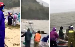 Quảng Ngãi: Đội mưa bão tìm người mất tích ở đầm An Khê, 1 tàu cá chưa liên lạc được