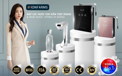 Máy lọc nước ion kiềm thời trang Ionfarms sắc màu thời thượng 