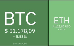 Giá Bitcoin hôm nay 24/12: Bitcoin quay trở lại 50.000 USD, một số Altcoin bùng nổ